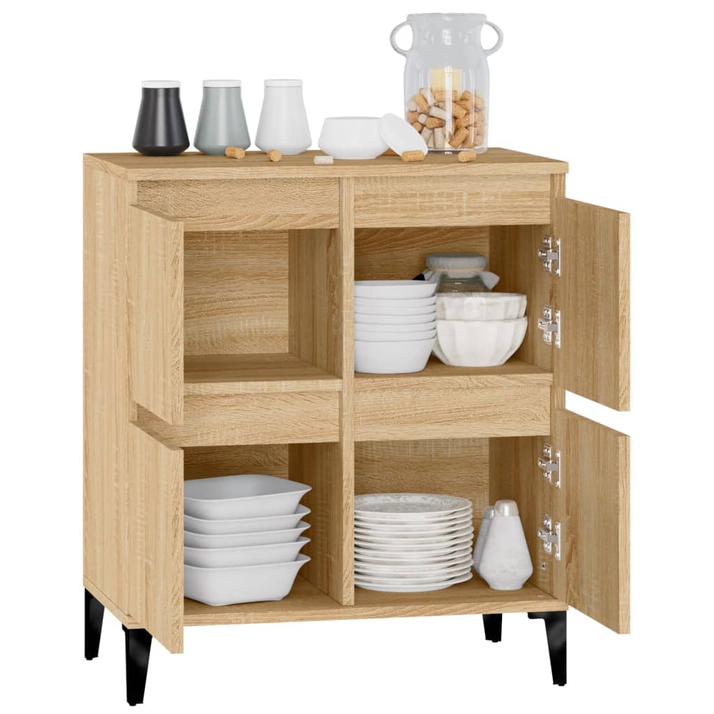 Buffet Chêne Sonoma 60x35x70 cm Bois d'ingénierie