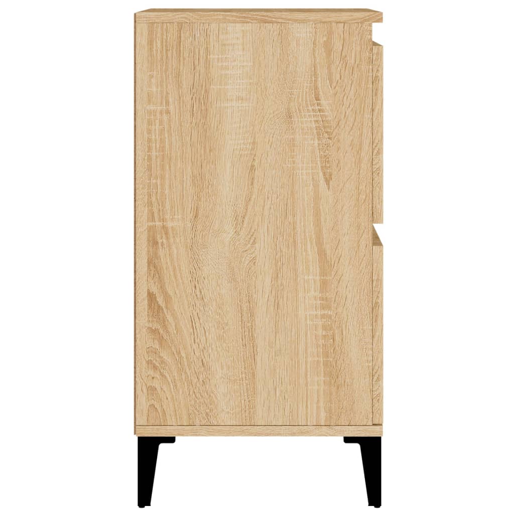 vidaXL Sideboard Sonoma Oak 60x35x70 cm Engineered Wood