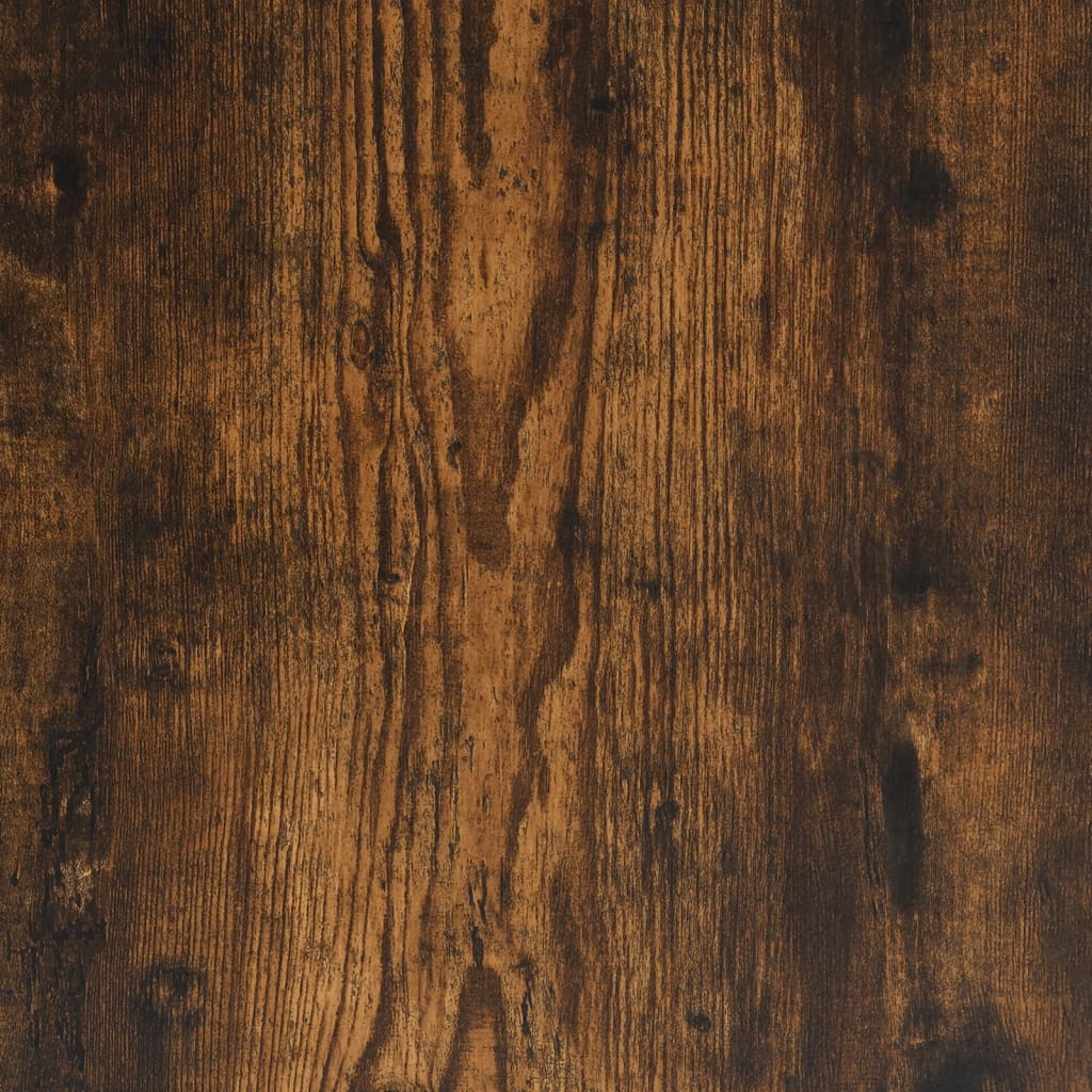 Spoelbakkast Gerookt Eiken 80x33x60 cm Engineered Wood