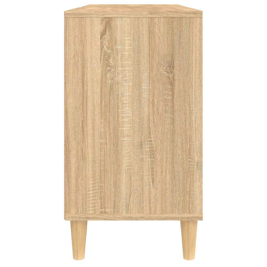 Wastafelkast Sonoma Eiken 80x33x60 cm Engineered Wood