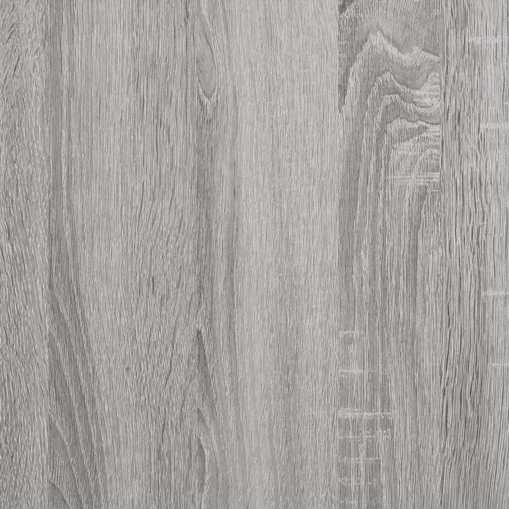 Kast voor wastafel grijs Sonoma 80x33x60 cm Engineered Wood