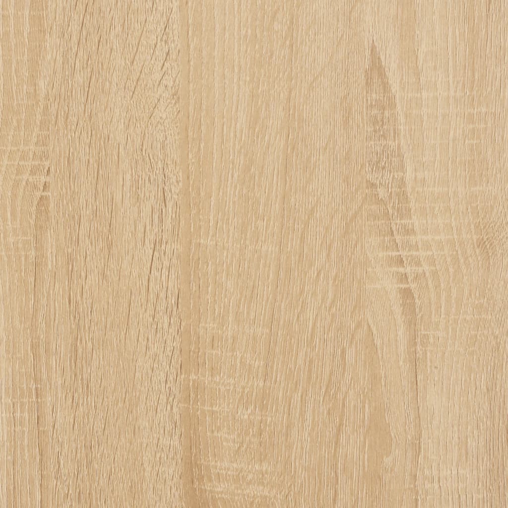 Desk Sonoma Oak 80x50x90 cm Engineered Wood and Iron - Upclimb Ltd