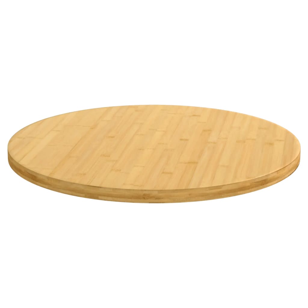 vidaXL Table Top Ø70x2.5 cm Bamboo