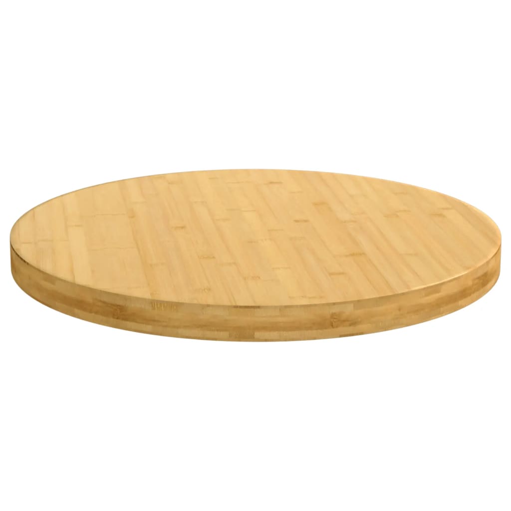 vidaXL Table Top Ø70x4 cm Bamboo