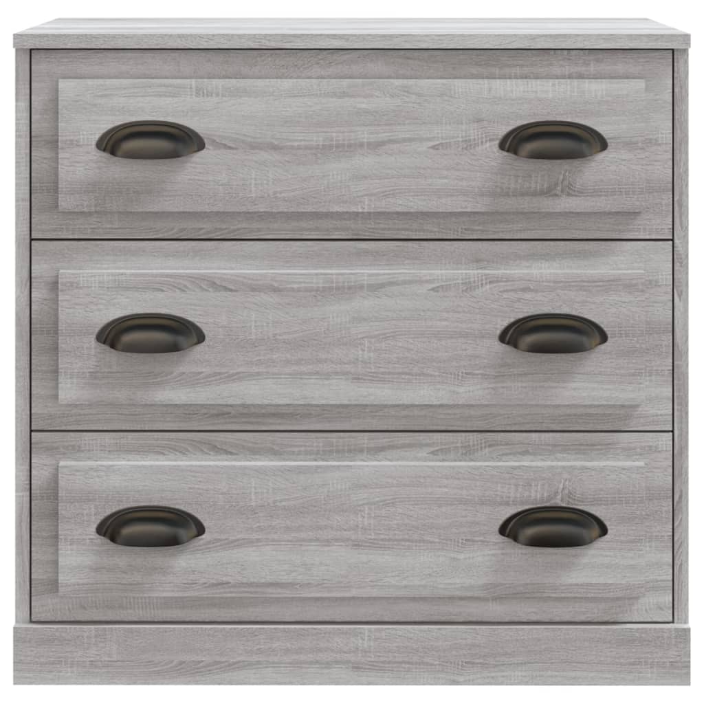 vidaXL Sideboard Grey Sonoma 70x35.5x67.5 cm Engineered Wood