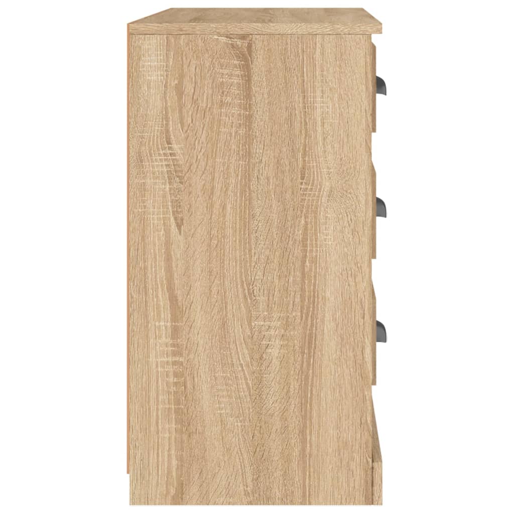 vidaXL Sideboard Sonoma Oak 104.5x35.5x67.5 cm Engineered Wood