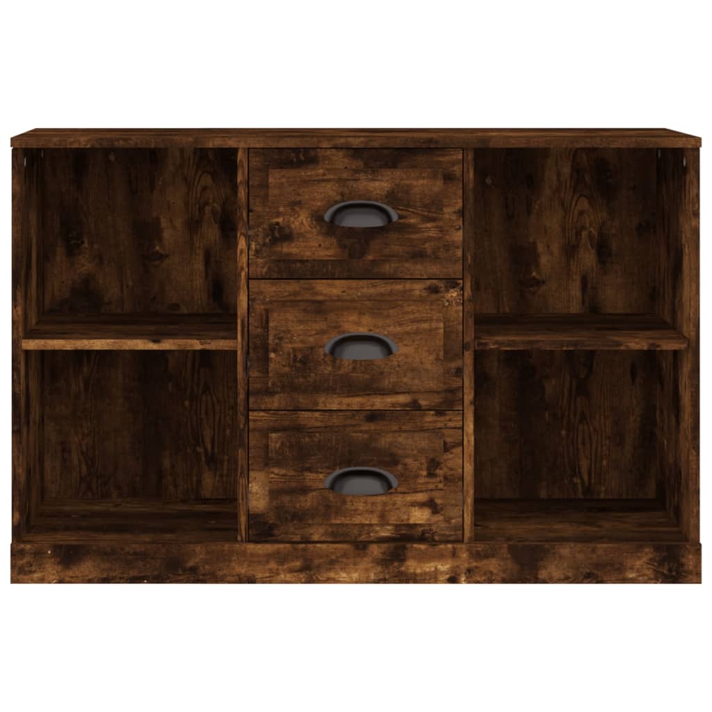vidaXL Sideboard Smoked Oak 104.5x35.5x67.5 cm Engineered Wood