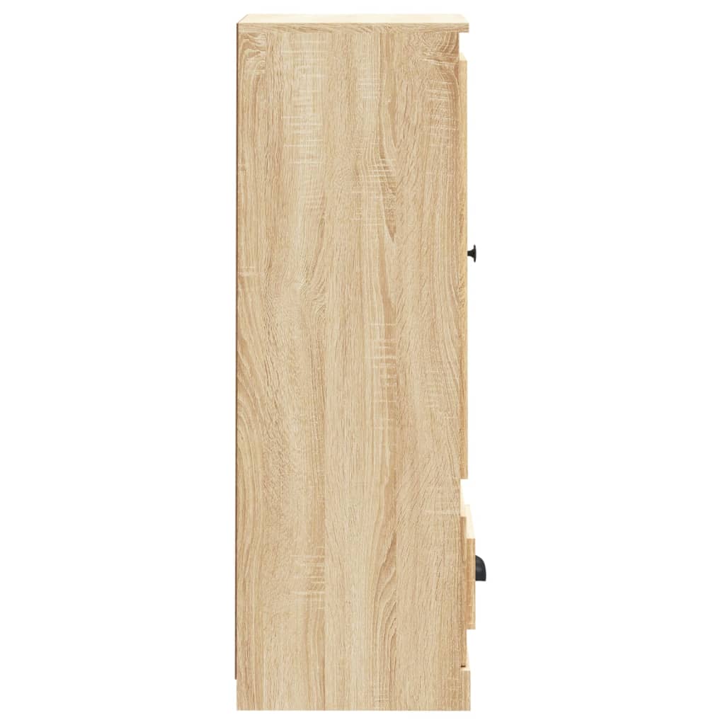 vidaXL Highboard Sonoma Oak 36x35.5x103.5 cm Engineered Wood