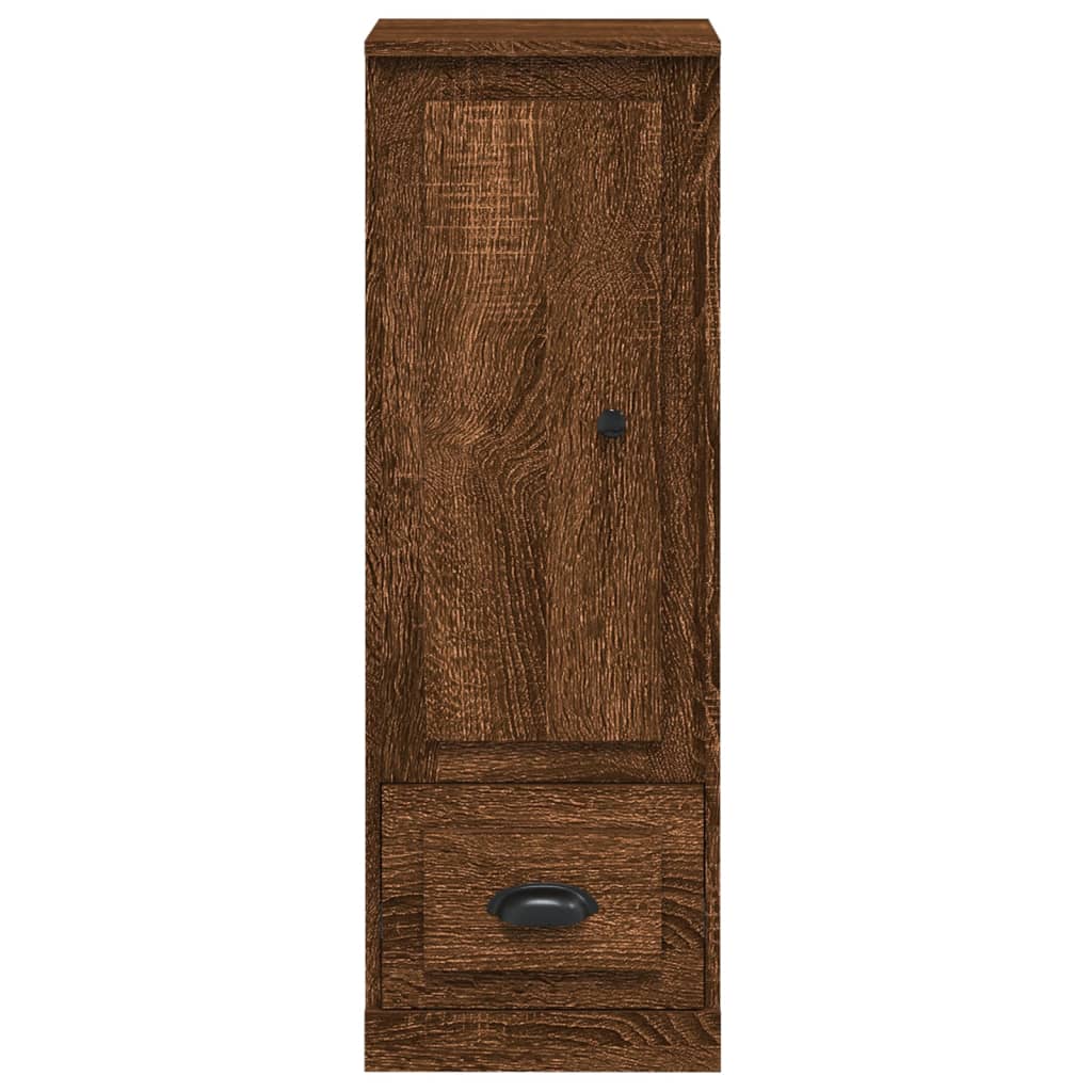 Buffet haut Chêne brun 36x35,5x103,5 cm Bois d'ingénierie