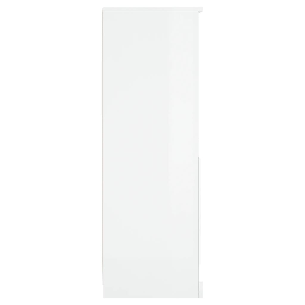 vidaXL Highboard High Gloss White 36x35.5x103.5 cm Engineered Wood