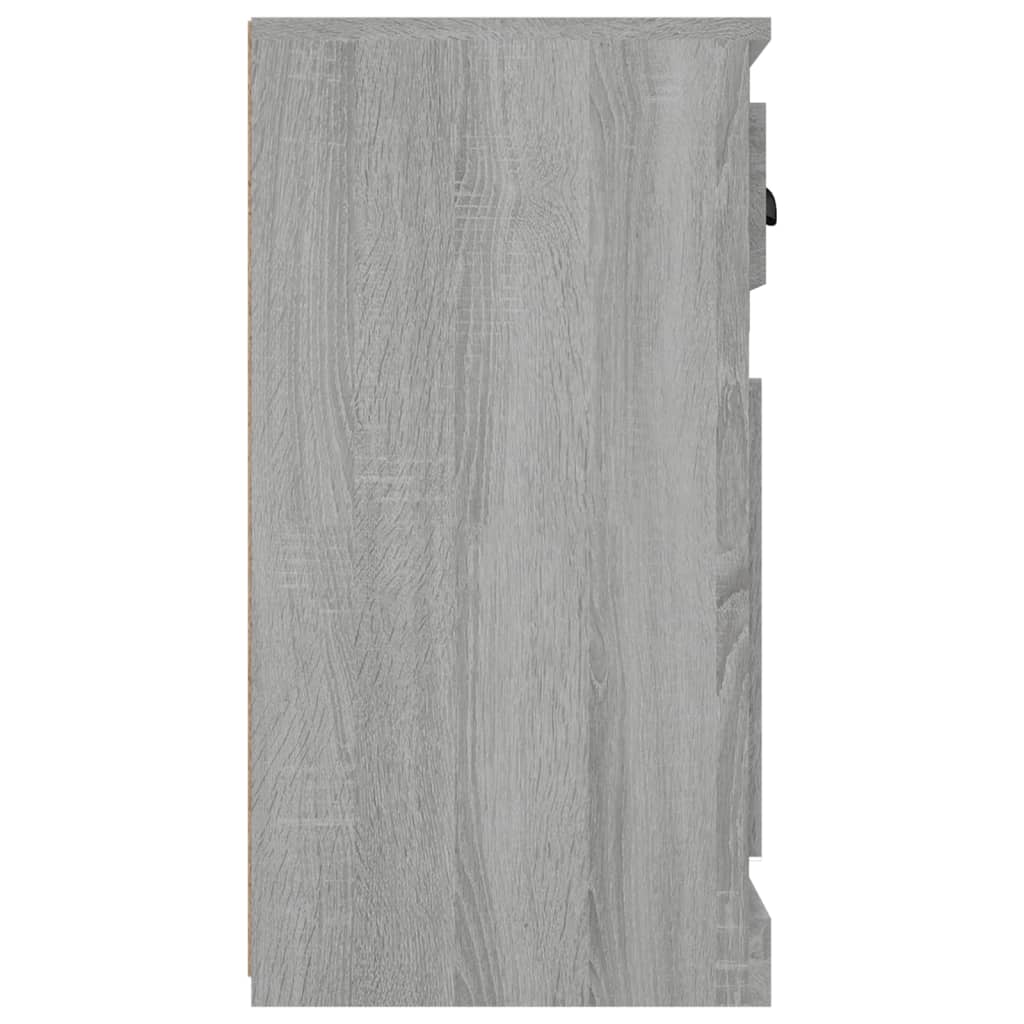 vidaXL Sideboard Grey Sonoma 70x35.5x67.5 cm Engineered Wood