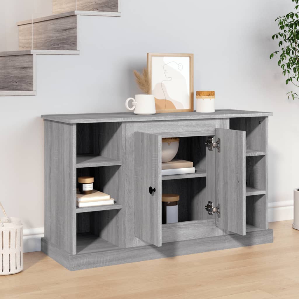 vidaXL Sideboard Grey Sonoma 100x35.5x60 cm Engineered Wood