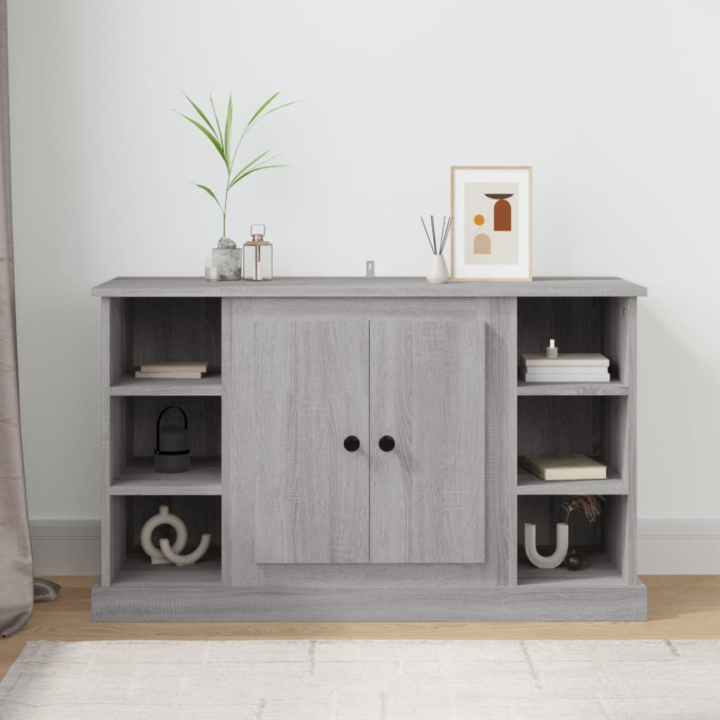 vidaXL Sideboard Grey Sonoma 100x35.5x60 cm Engineered Wood