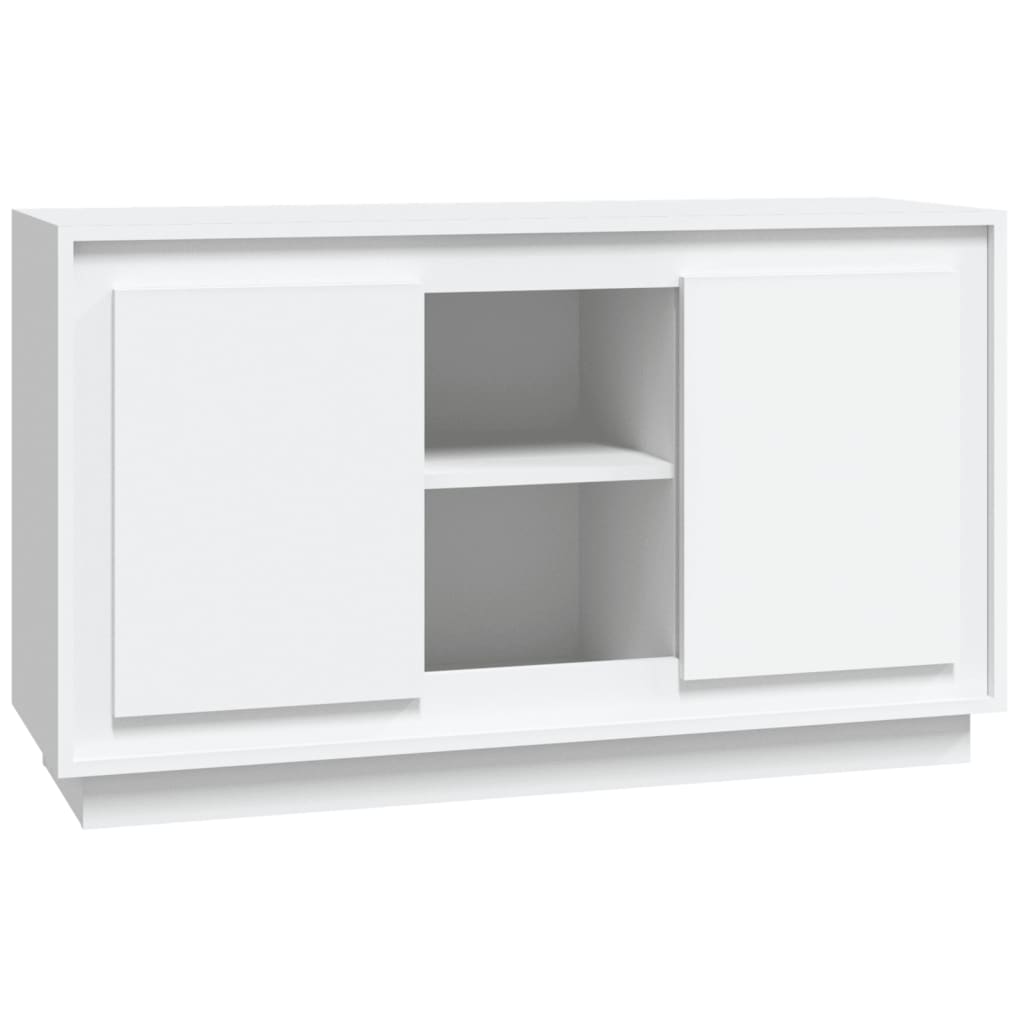 Sideboard White 102x35x60 cm Engineered Wood - Upclimb Ltd