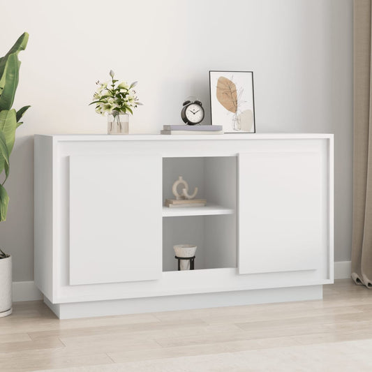 Sideboard White 102x35x60 cm Engineered Wood - Upclimb Ltd
