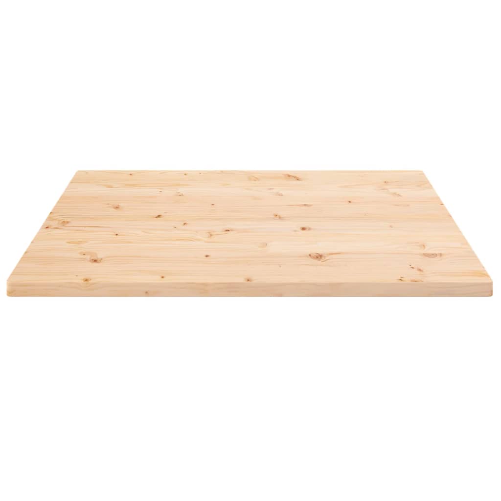 vidaXL Table Top 90x90x2.5 cm Solid Wood Pine Square