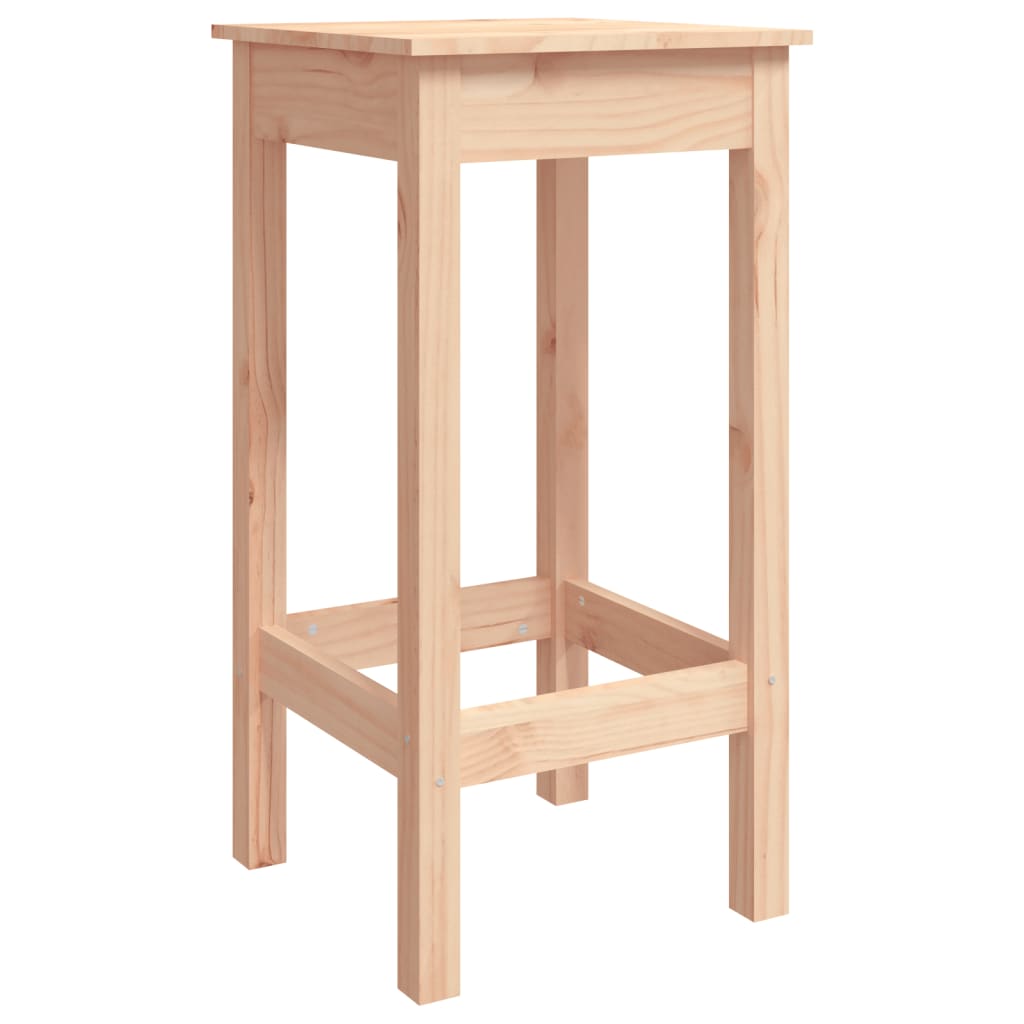 vidaXL Bar Stools 2 pcs 40x40x78 cm Solid Wood Pine