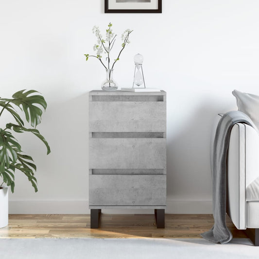 vidaXL Sideboard Concrete Grey 40x35x70 cm Engineered Wood