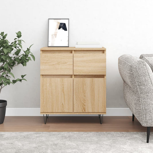 vidaXL Sideboard Sonoma Oak 60x35x70 cm Engineered Wood