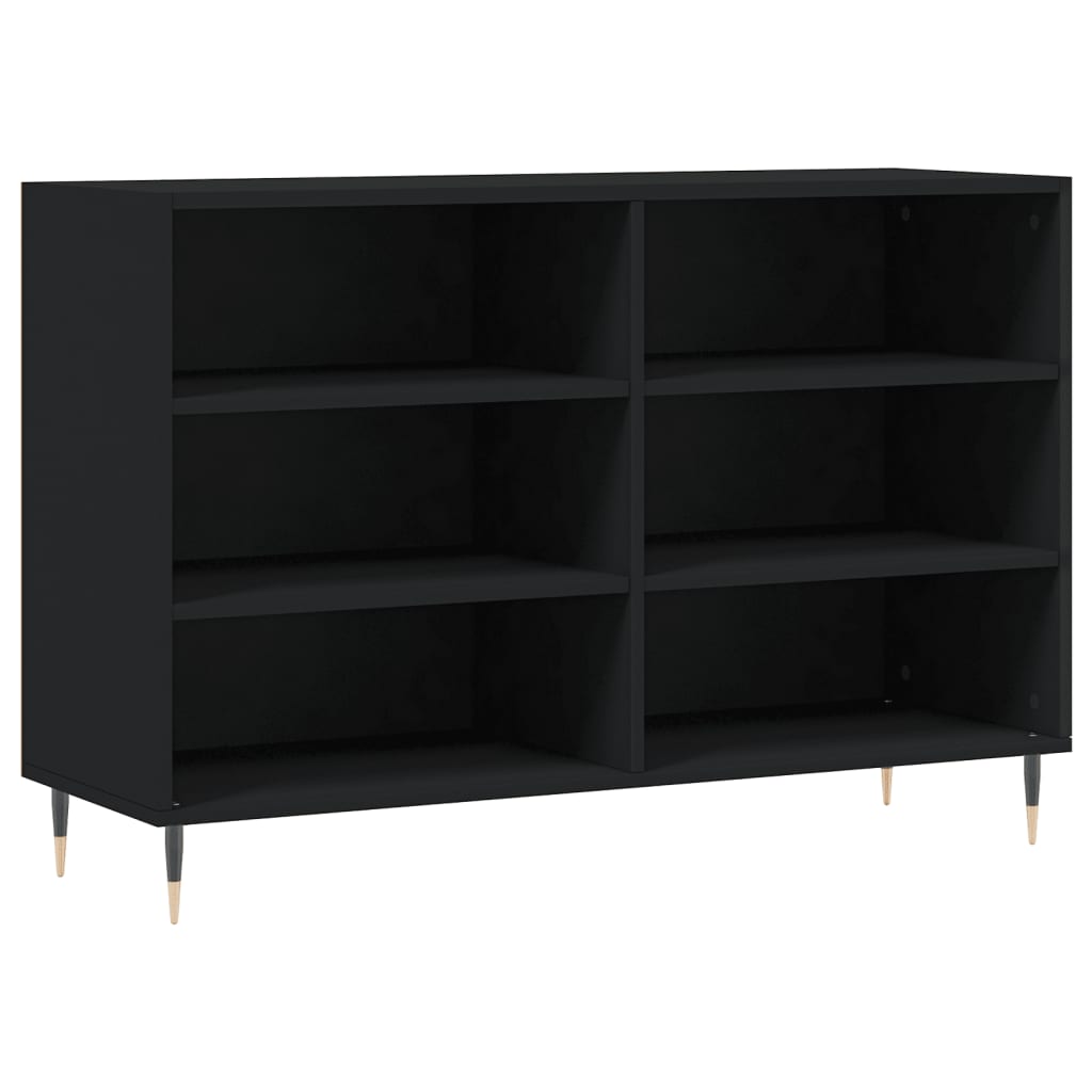 vidaXL Sideboard Black 103.5x35x70 cm Engineered Wood