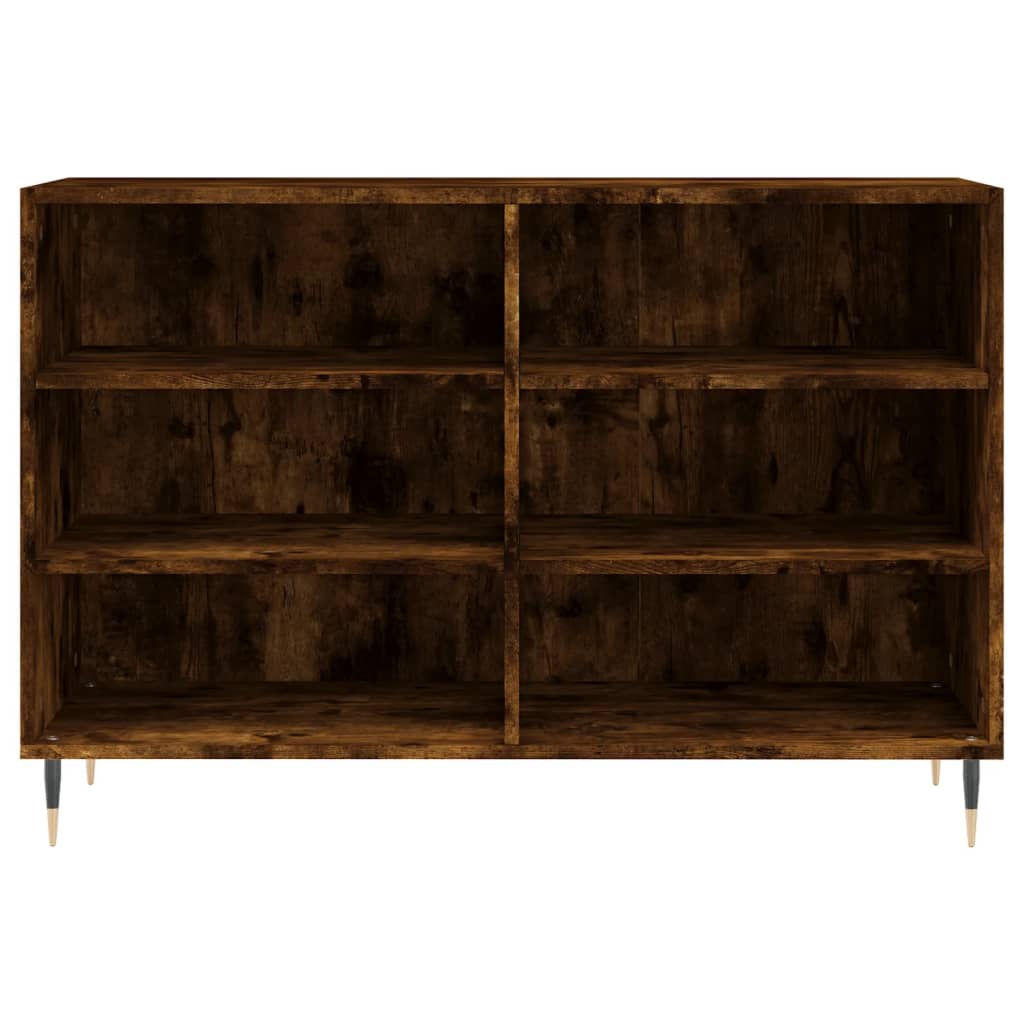 vidaXL Sideboard Smoked Oak 103.5x35x70 cm Engineered Wood