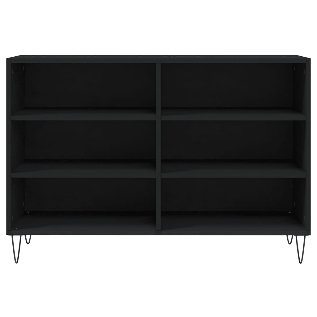 vidaXL Sideboard Black 103.5x35x70 cm Engineered Wood