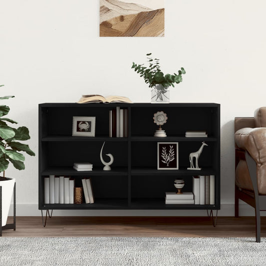 vidaXL Sideboard Black 103.5x35x70 cm Engineered Wood