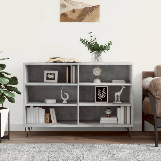 vidaXL Sideboard Concrete Grey 103.5x35x70 cm Engineered Wood