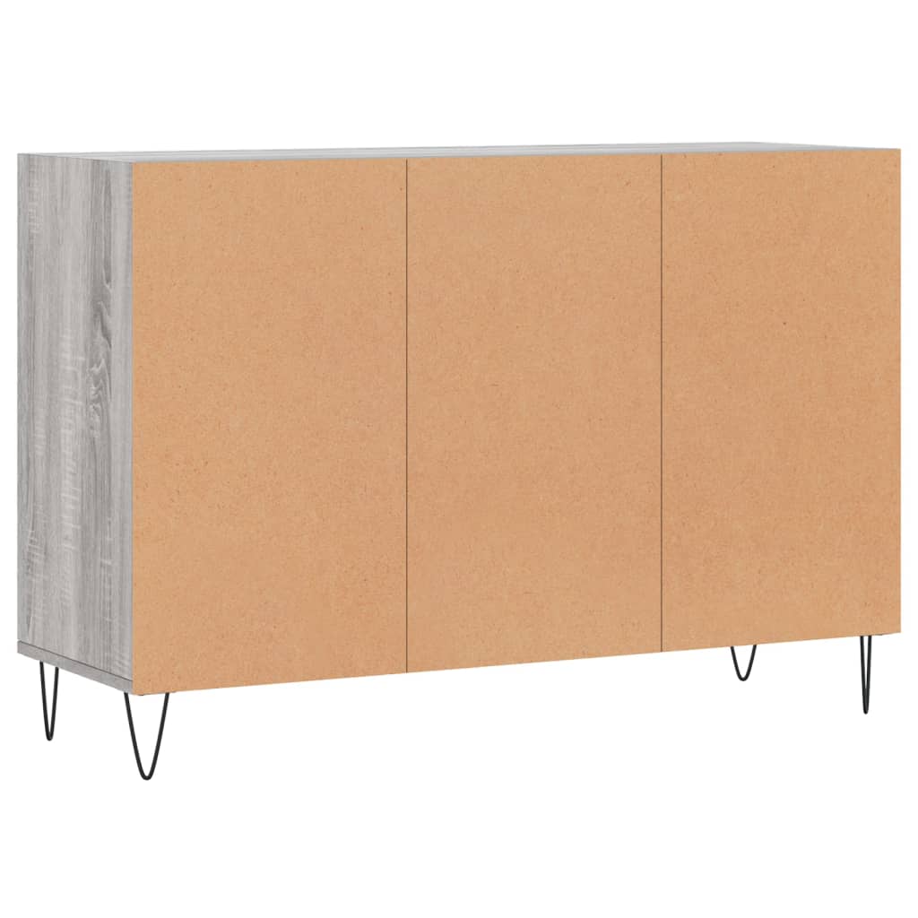 vidaXL Sideboard Grey Sonoma 103.5x35x70 cm Engineered Wood