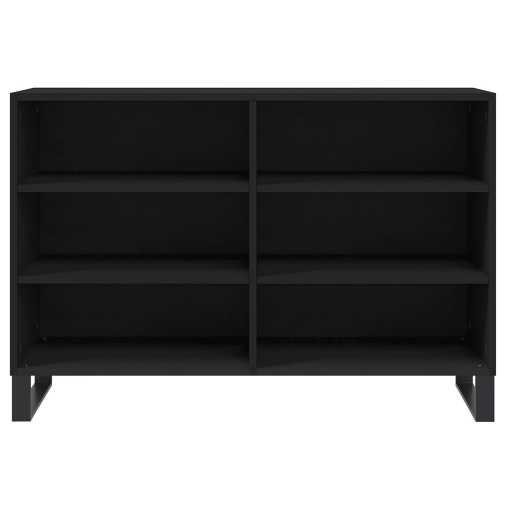 vidaXL Sideboard Black 103.5x35x70 cm Engineered Wood