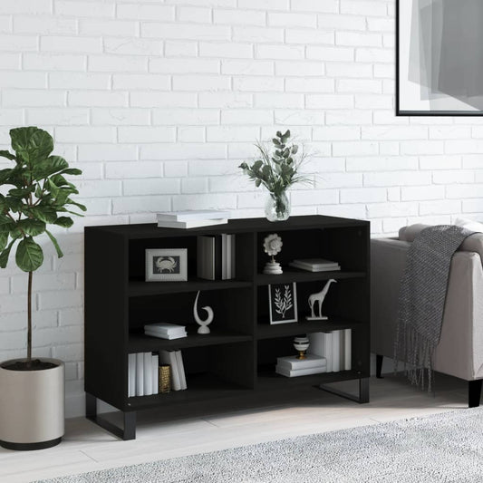 vidaXL Sideboard Black 103.5x35x70 cm Engineered Wood