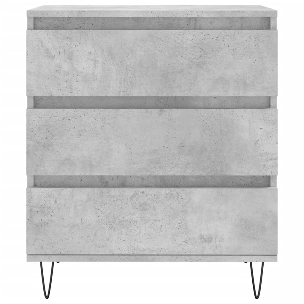 vidaXL Sideboard Concrete Grey 60x35x70 cm Engineered Wood