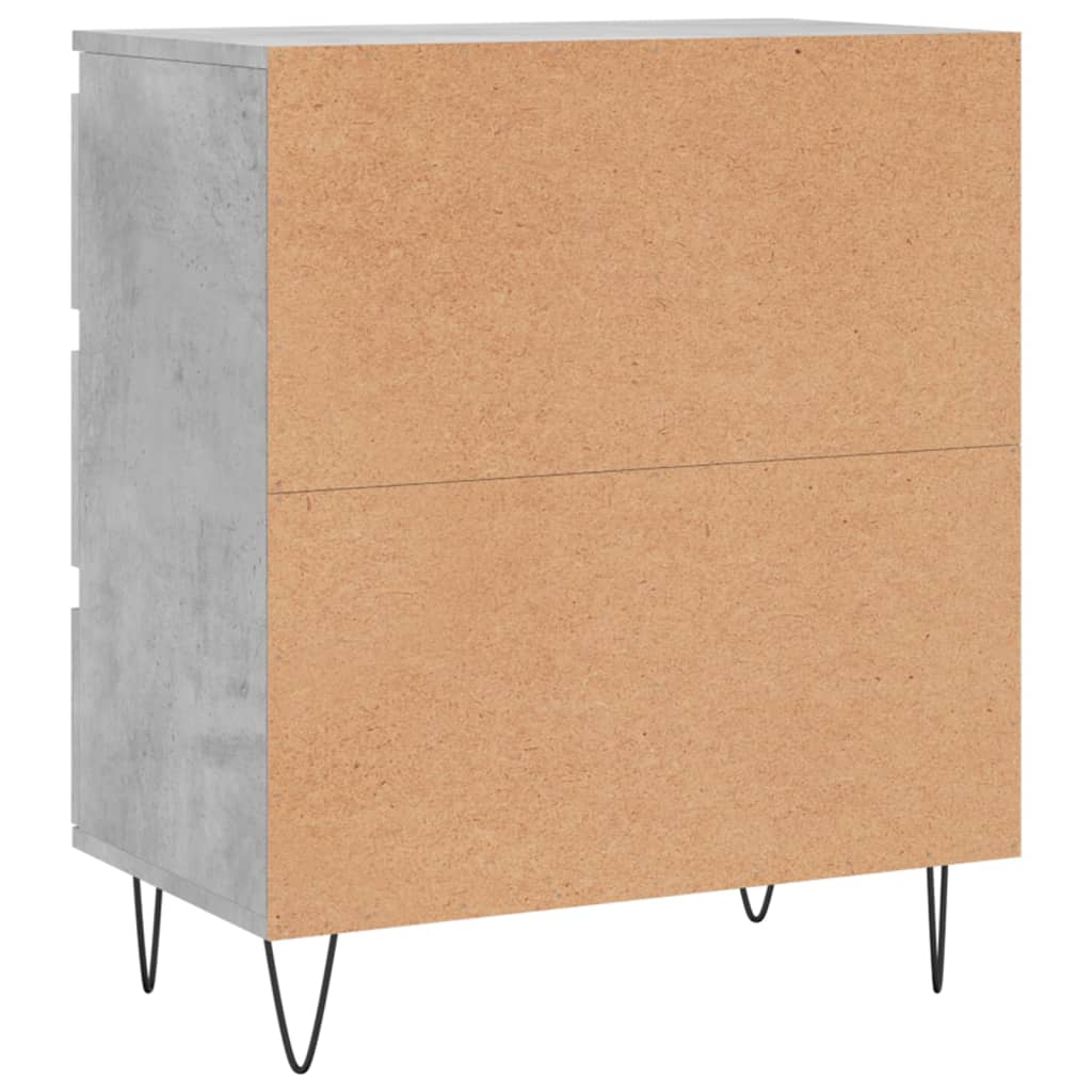 vidaXL Sideboard Concrete Grey 60x35x70 cm Engineered Wood