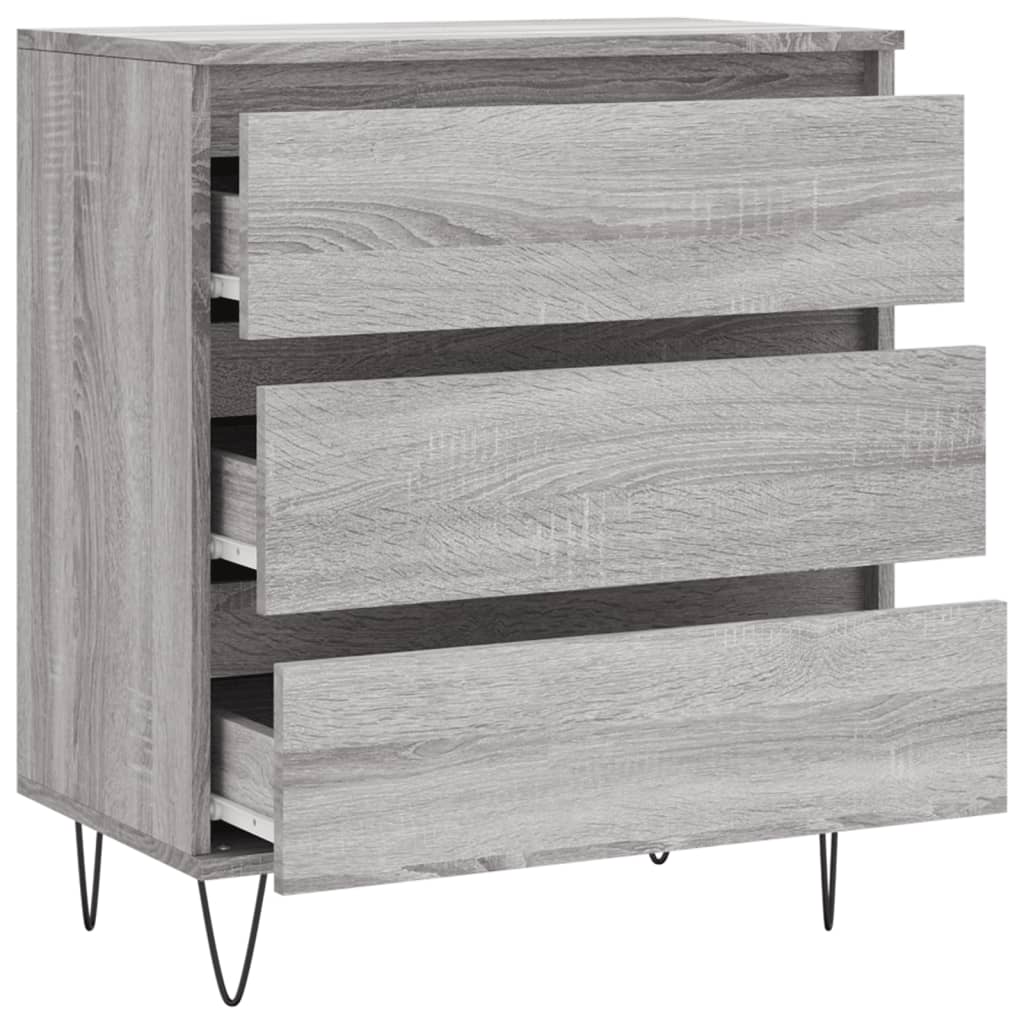 vidaXL Sideboard Grey Sonoma 60x35x70 cm Engineered Wood