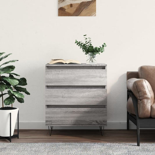 vidaXL Sideboard Grey Sonoma 60x35x70 cm Engineered Wood