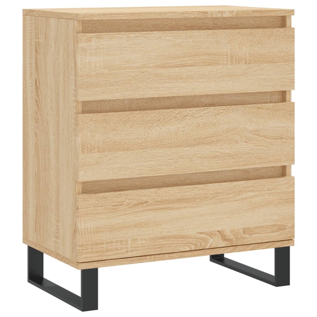 vidaXL Sideboard Sonoma Oak 60x35x70 cm Engineered Wood