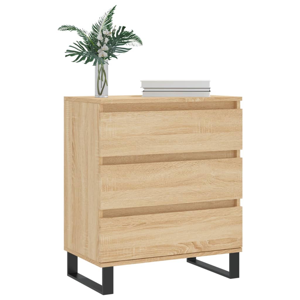 vidaXL Sideboard Sonoma Oak 60x35x70 cm Engineered Wood