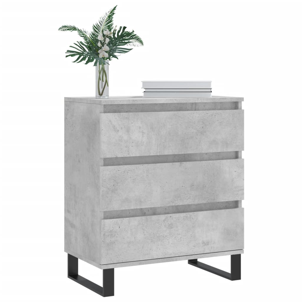 vidaXL Sideboard Concrete Grey 60x35x70 cm Engineered Wood