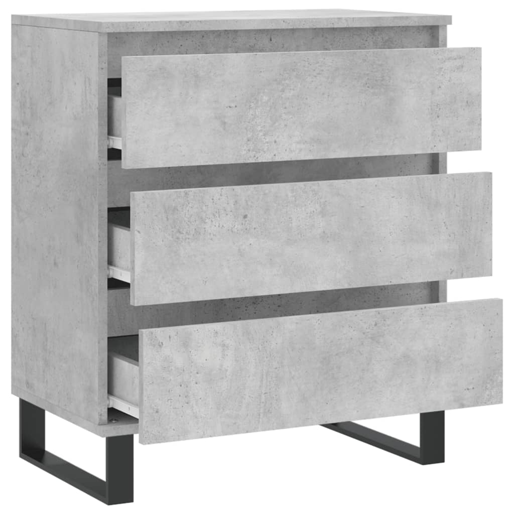 vidaXL Sideboard Concrete Grey 60x35x70 cm Engineered Wood