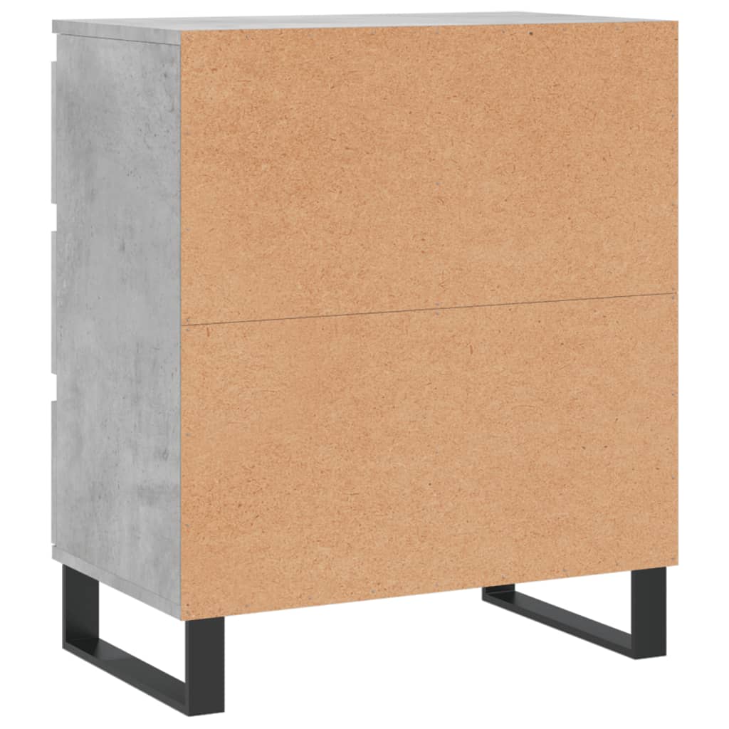 vidaXL Sideboard Concrete Grey 60x35x70 cm Engineered Wood