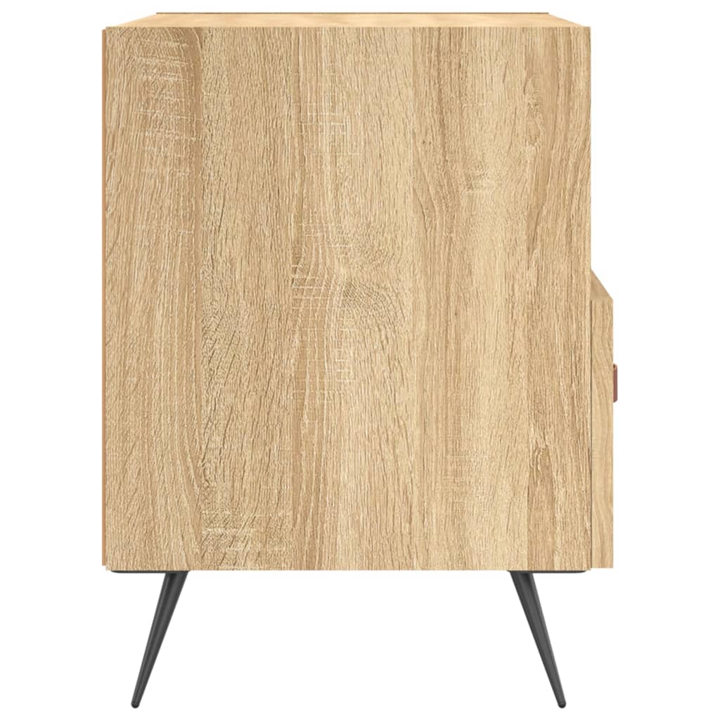 vidaXL Bedside Cabinets 2 pcs Sonoma Oak 40x35x47.5 cm Engineered Wood