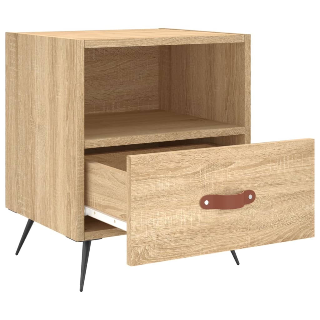 vidaXL Bedside Cabinets 2 pcs Sonoma Oak 40x35x47.5 cm Engineered Wood