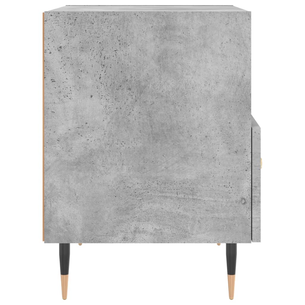 vidaXL Bedside Cabinets 2 pcs Concrete Grey 40x35x47.5 cm Engineered Wood