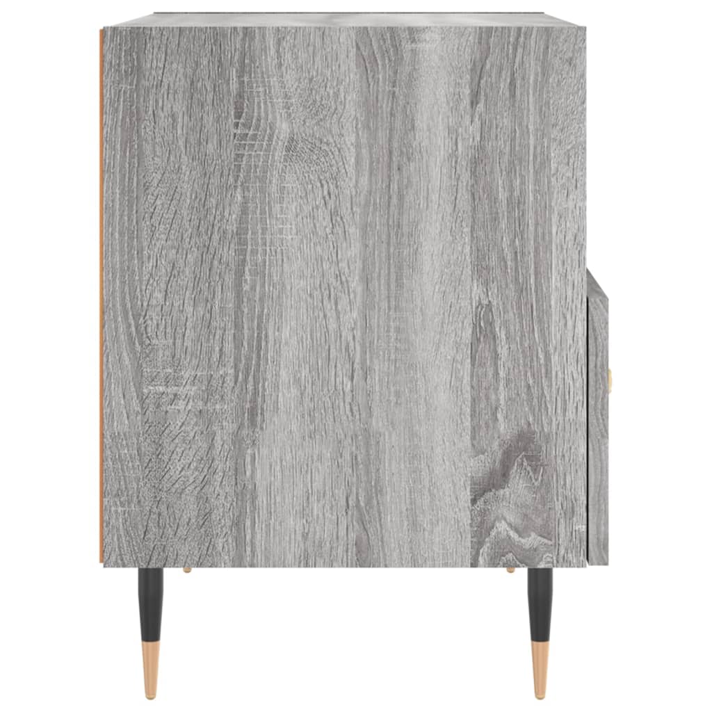 vidaXL Bedside Cabinets 2 pcs Grey Sonoma 40x35x47.5 cm Engineered Wood