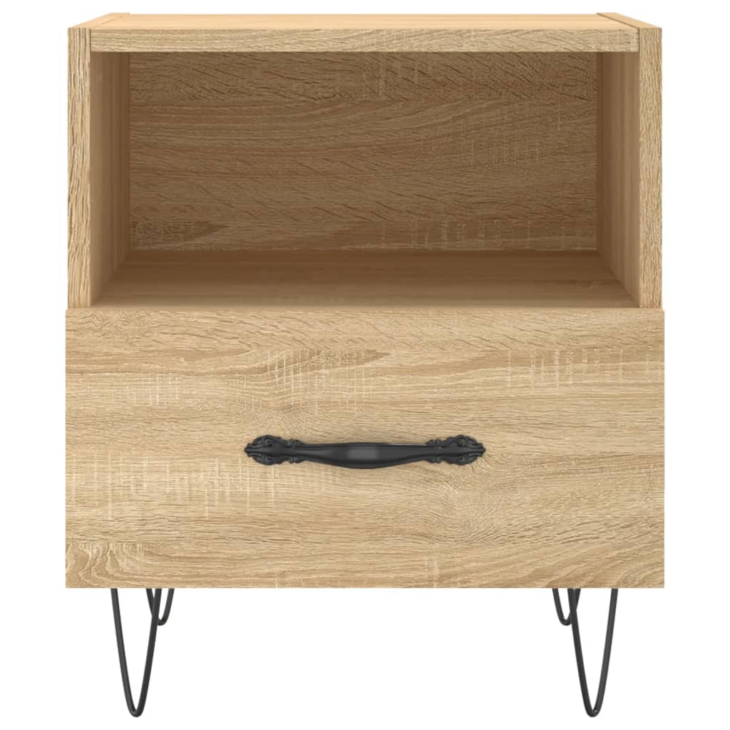 vidaXL Bedside Cabinets 2 pcs Sonoma Oak 40x35x47.5 cm Engineered Wood