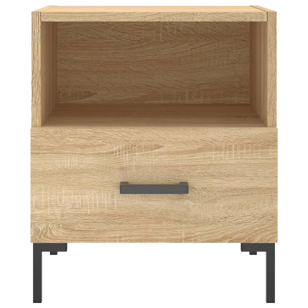 vidaXL Bedside Cabinets 2 pcs Sonoma Oak 40x35x47.5 cm Engineered Wood