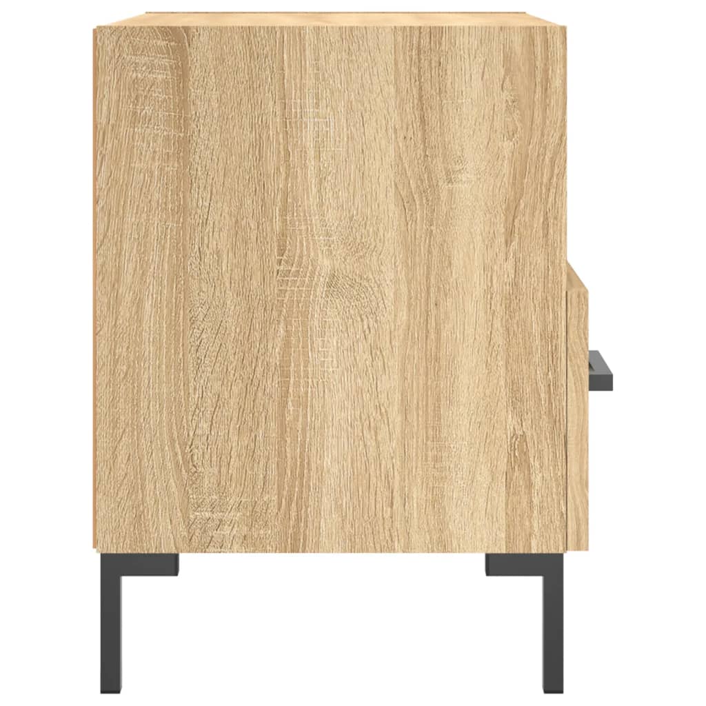 vidaXL Bedside Cabinets 2 pcs Sonoma Oak 40x35x47.5 cm Engineered Wood