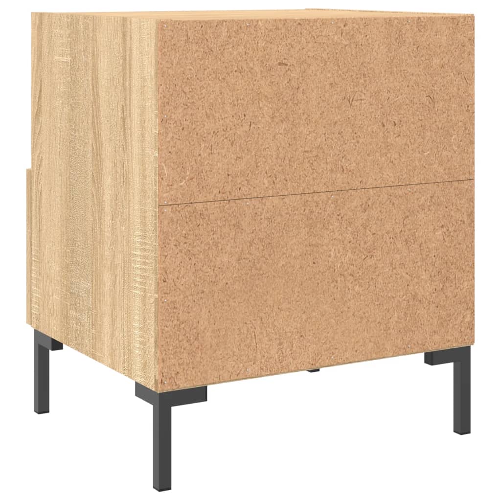 vidaXL Bedside Cabinets 2 pcs Sonoma Oak 40x35x47.5 cm Engineered Wood