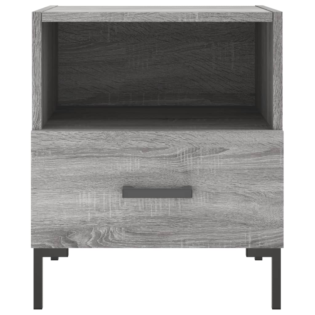 vidaXL Bedside Cabinets 2 pcs Grey Sonoma 40x35x47.5 cm Engineered Wood