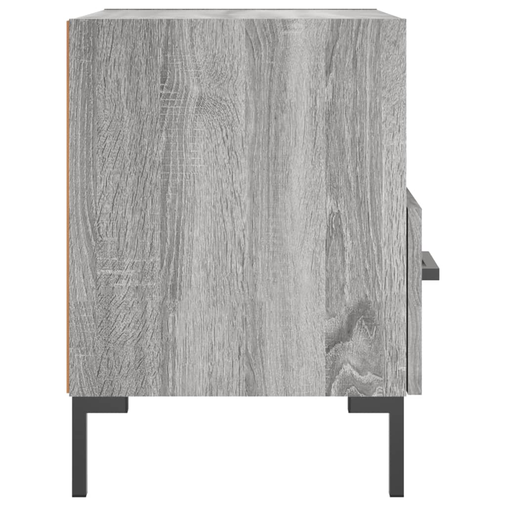 vidaXL Bedside Cabinets 2 pcs Grey Sonoma 40x35x47.5 cm Engineered Wood